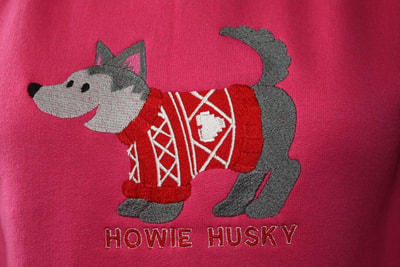 Howie Husky Design Embroidered item

Please ask for pricing